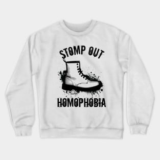 Stomp Out Homophobia Crewneck Sweatshirt